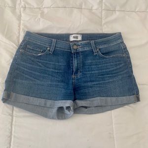 PAIGE Jimmy Jimmy Denim Shorts Size 28